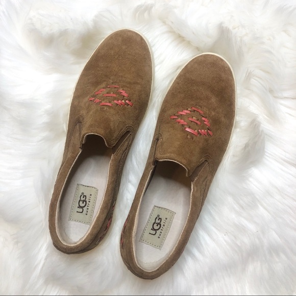 UGG Fierce Rustic Weave Slip-On Sneaker tan - Picture 2 of 11